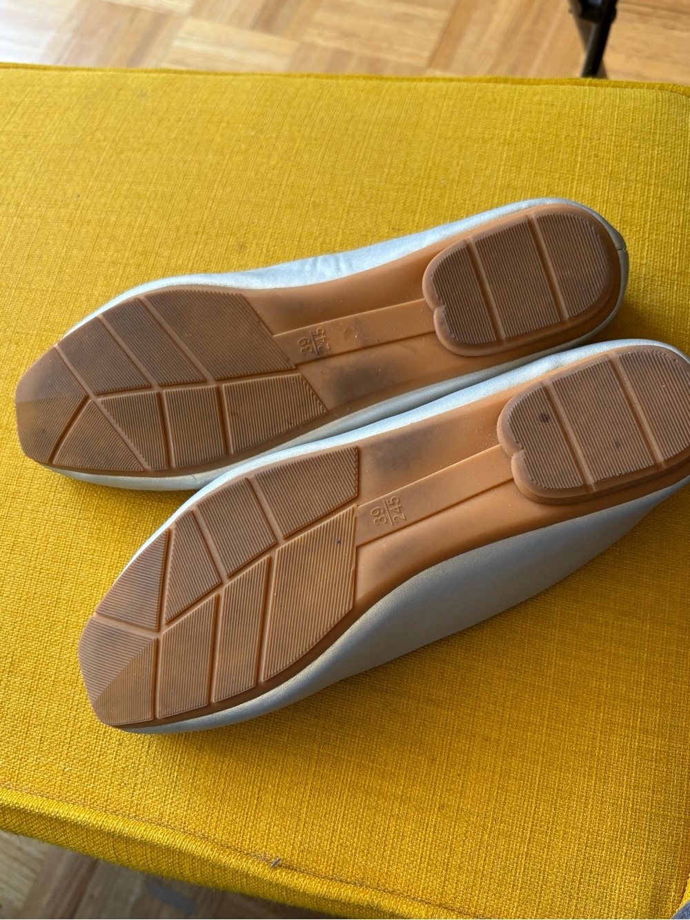 Silver Women’s Flats - Picture 9 of 10